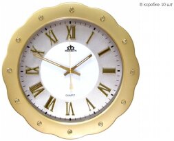 7708BК (в кор.10шт.) - Часы настенные, диаметр 39с [01043309]