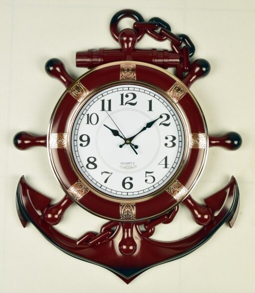 WS-7350 (в кор.8шт.) - Часы настенные &amp;quot;Якорь&amp;quot;, раз [01087409]