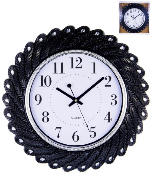 43925 152-33010 (в кор.10шт.) - Часы настенные кру [01085953]