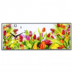 5020-938 (в кор.5шт.) - Часы настенные&amp;quot;Тюльпаны ра [01072222]