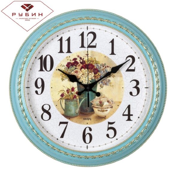 2950-111 (в уп.10шт.) - Часы настенные круг., корп [01085254]