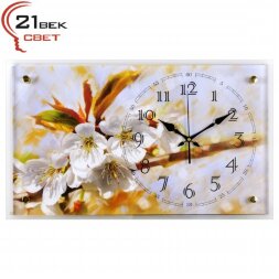 6036-119 (в уп.6шт.) - Часы настенные &amp;quot;Цветение яб [01080077]