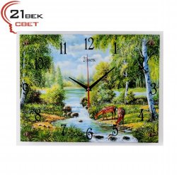 3545-174 (в кор.5шт.) - Часы настенные&amp;quot;Косули на в [01078290]