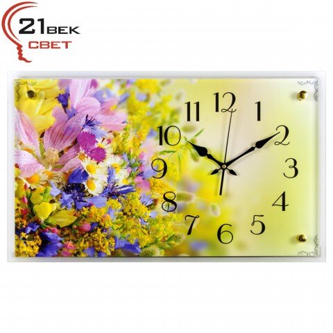 6036-120 (в уп.6шт.) - Часы настенные &amp;quot;Полевые цве [01080078]