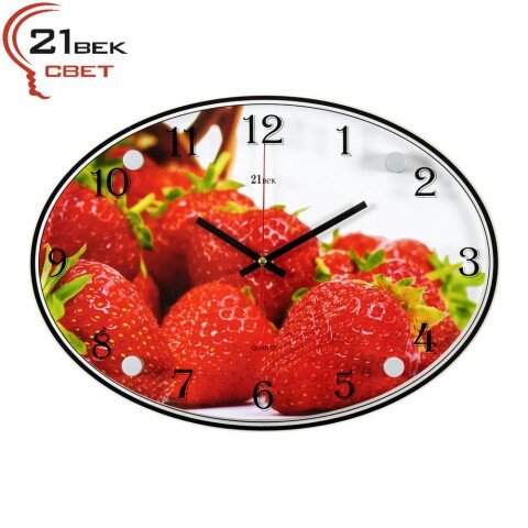 2434-541 (в кор.5шт.) - Часы настенные овальн.&amp;quot;Клу [01078164]