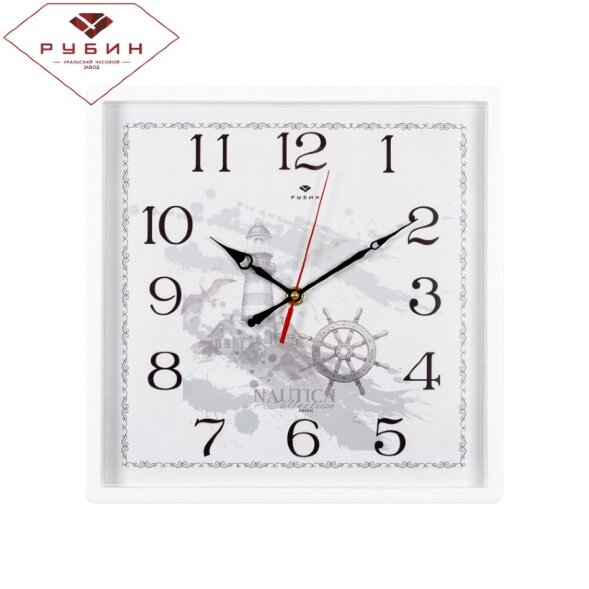 3028-129 (в кор.10шт.) - Часы настен.квадрат.&amp;quot;Морс [01085872]