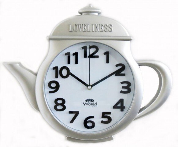 2970C S (в уп.20шт.) - Часы настенные&amp;quot;Чайник&amp;quot;  WOR [01083733]