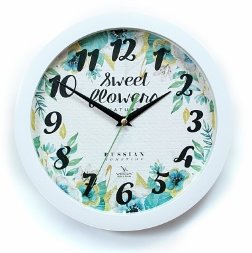 П1-7/7-256 Цветы часы [01069954]