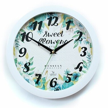П1-7/7-256 Цветы часы [01069954]