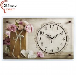 6036-127 (в уп.6шт.) - Часы настенные &amp;quot;Цветочки в [01081346]
