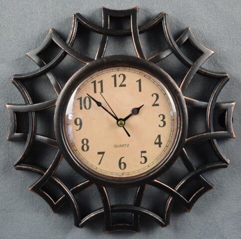 2889-1A-XYM Чёрные (в кор.30шт.) - Часы настенные, [01076622]