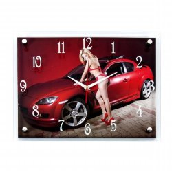 3545-187 (в кор.5шт.) - Часы настенные&amp;quot;Девушка у м [01072367]