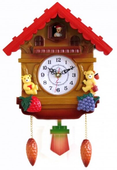 29L Светло-корич. (в кор.24шт.) - Часы настенные с [01085180]