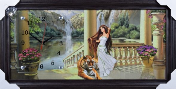 33х70 Si-461 - Часы-картины настенные в багете Усп [01083298]