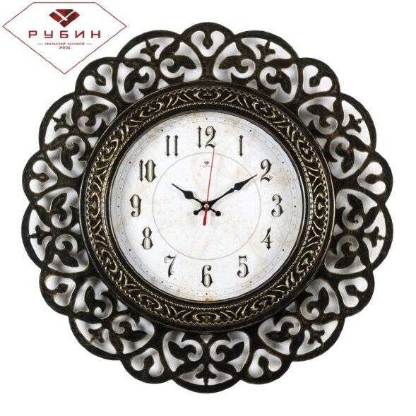 4750-104 (в кор.5шт.) - Часы настенные круг витой, [01084630]