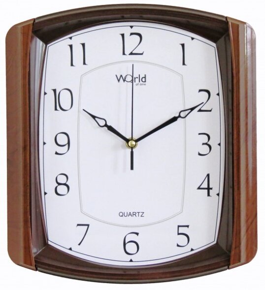 5555WS W (в кор.10шт.) - Часы настенные WORLD, мех [01086517]