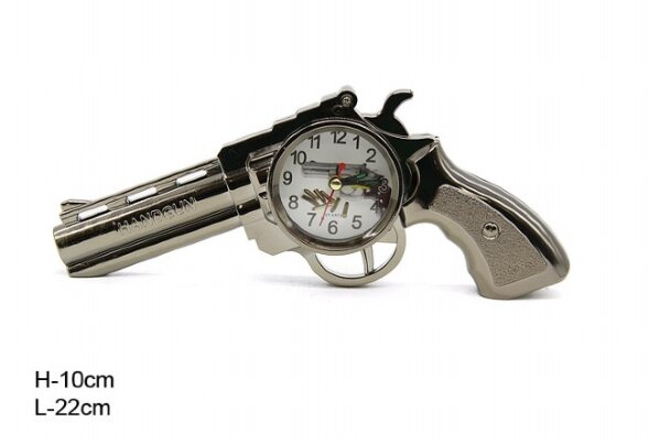 140166 (уп.144шт.) - Часы настольные&amp;quot;Револьвер&amp;quot; /1 [01076976]