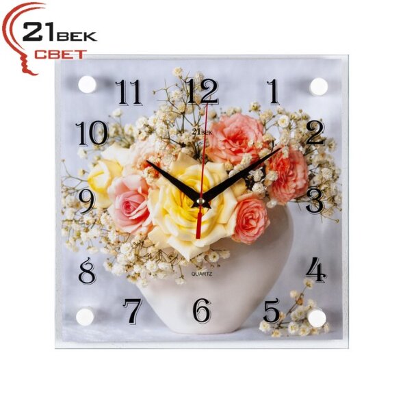 2525-103 (в кор.10шт) - Часы настенные&amp;quot;Букет садов [01088011]