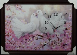 50х70 Si-502 - Часы-картины настенные в багете Усп [01075499]