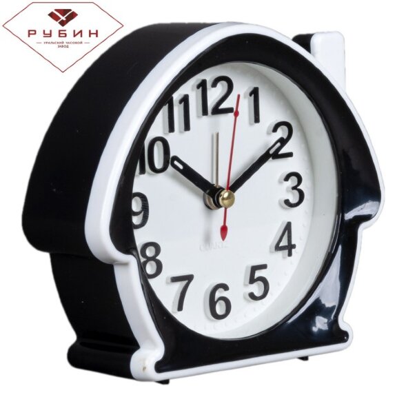 В6-008 (в кор.40шт) - Будильник кварц, корпус чёрн [01088067]
