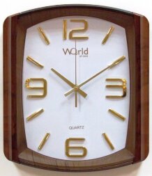 5675WS Z (в кор.10шт.) - Часы настенные WORLD, мех [01086514]