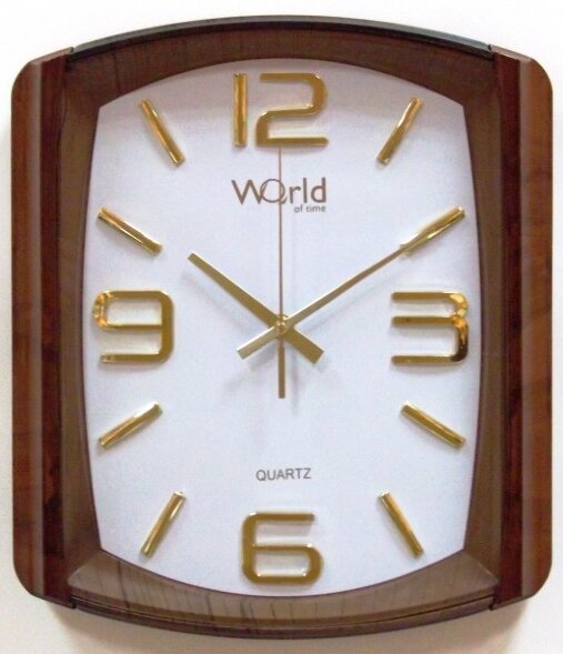 5675WS Z (в кор.10шт.) - Часы настенные WORLD, мех [01086514]