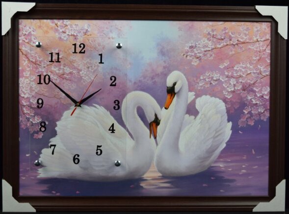 50х70 Si-503 - Часы-картины настенные в багете Усп [01074657]