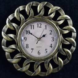 2890-3A-XYM Золотые (в кор.30шт.) - Часы настенные [01076608]