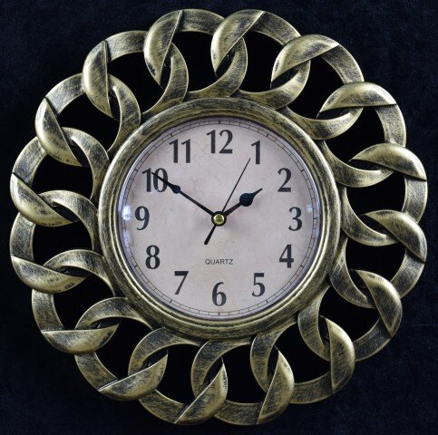 2890-3A-XYM Золотые (в кор.30шт.) - Часы настенные [01076608]