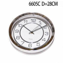 140509 (в уп.20шт.) - Часы настенные /6605С/, разм [01071370]