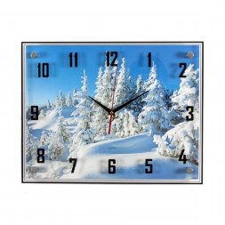 3545-252 (в кор.5шт.) - Часы настенные&amp;quot;Зима&amp;quot;21 Век [01072369]