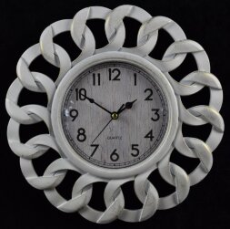 2890-W-XYM Белые (в кор.30шт.) - Часы настенные, р [01076609]