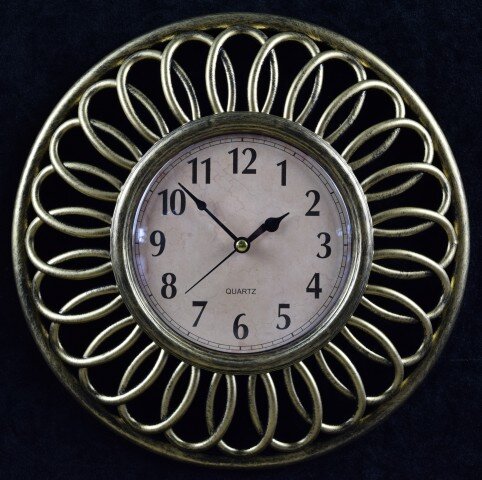 2891-3A-XYM Золотые (в кор.30шт.) - Часы настенные [01076610]