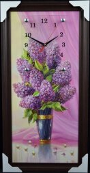 33х70 Si-521G - Часы-картины настенные в багете Ус [01075513]