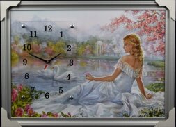 50х70 Si-548 - Часы-картины настенные в багете Усп [01075504]