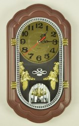 NE-141 BROWN (в кор.20шт.) - Часы настенные, разме [01083685]