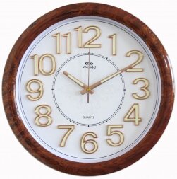 6615k YW (в кор.10шт.) - Часы настенные WORLD, нак [01086450]