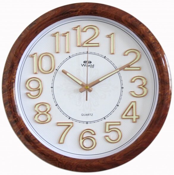 6615k YW (в кор.10шт.) - Часы настенные WORLD, нак [01086450]