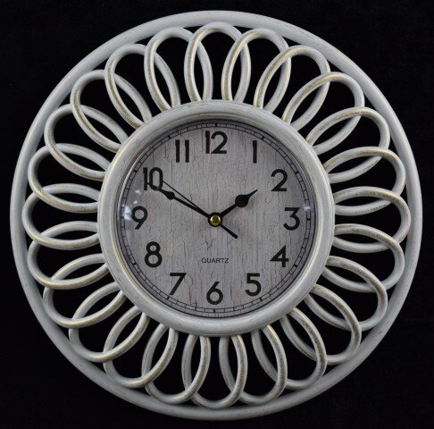 2891-W-XYM Белые (в кор.30шт.) - Часы настенные, р [01076611]