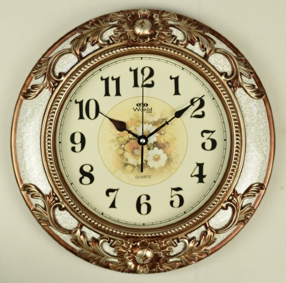 6759k W (в уп.8шт.) - Часы настенные WORLD, кварце [01085530]