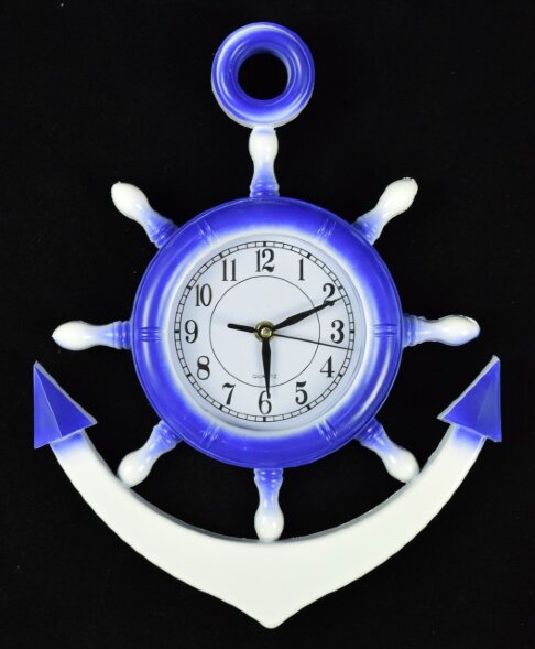 NE-382D сине-бел. (в кор.20шт.) - Часы настенные&amp;quot;Я [01083677]