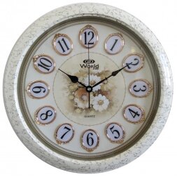 6775k WT (в уп.10шт.) - Часы настенные WORLD, квар [01085516]