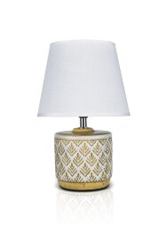 К-EA022 Ancient+White shade H32см (24) светильник [01104499]