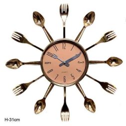 606060 (в уп.20шт.) - Часы настенные Вилки-ложки / [01083809]