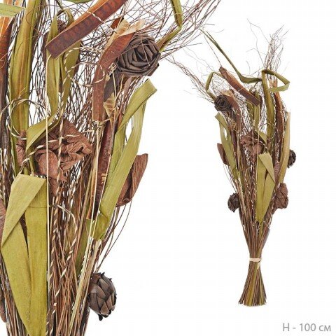 637409 (в уп.12шт.) - Композиция из сухоцветов H=1 [01104051]