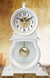 3826R W (в кор.10шт.) - Часы настольные с маятнико [01085540]