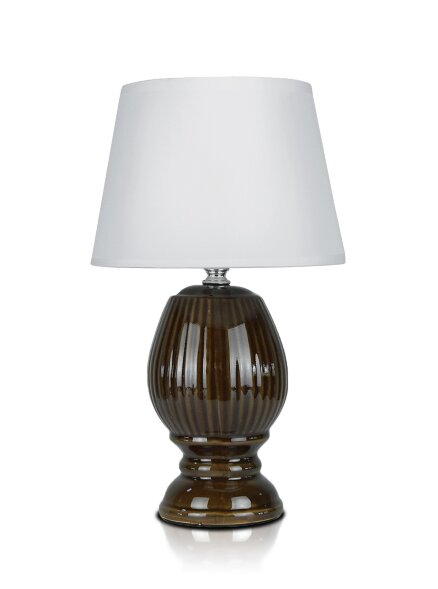 А-LE566 Brown+White абажур, размер: 200*200*340мм [01103434]