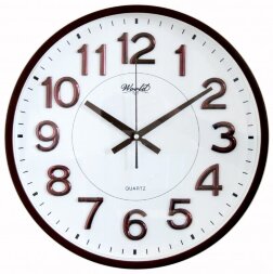6798k W (в кор.10шт.) - Часы настенные WORLD, накл [01086475]