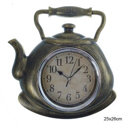 627291 (в кор.30шт.) - Часы настенные Чайник /129- [01087995]