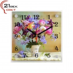 2525-1231 (в кор.10шт.) - Часы настенные&amp;quot;Букет лес [01078176]